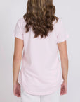 CLASSIC TEE ICON STRIPE - BALLET