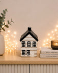 Porcelain Tealight House - Linen Cottage