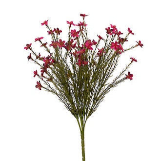 Faux Wax Flower Magenta