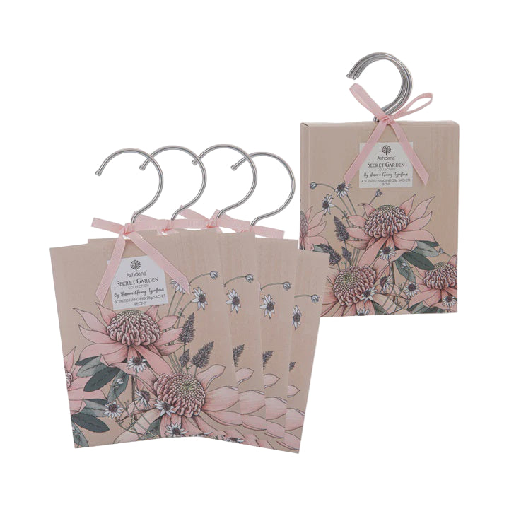 Secret-Garden-Peony-Scented-Hanging-Sachets---4-Pack