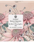 Secret Garden Coaster Set - 6 Pack | Pink