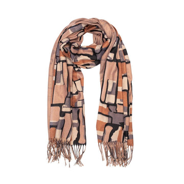 Shimmering Geo Scarf