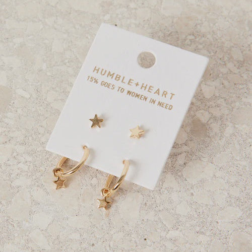 Star Sleeper + Stud Set | Gold