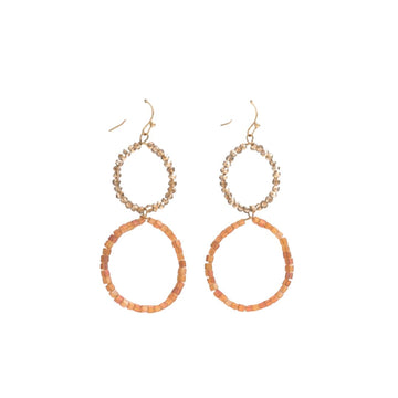 Double Hoop earrings by Stella + Gemma