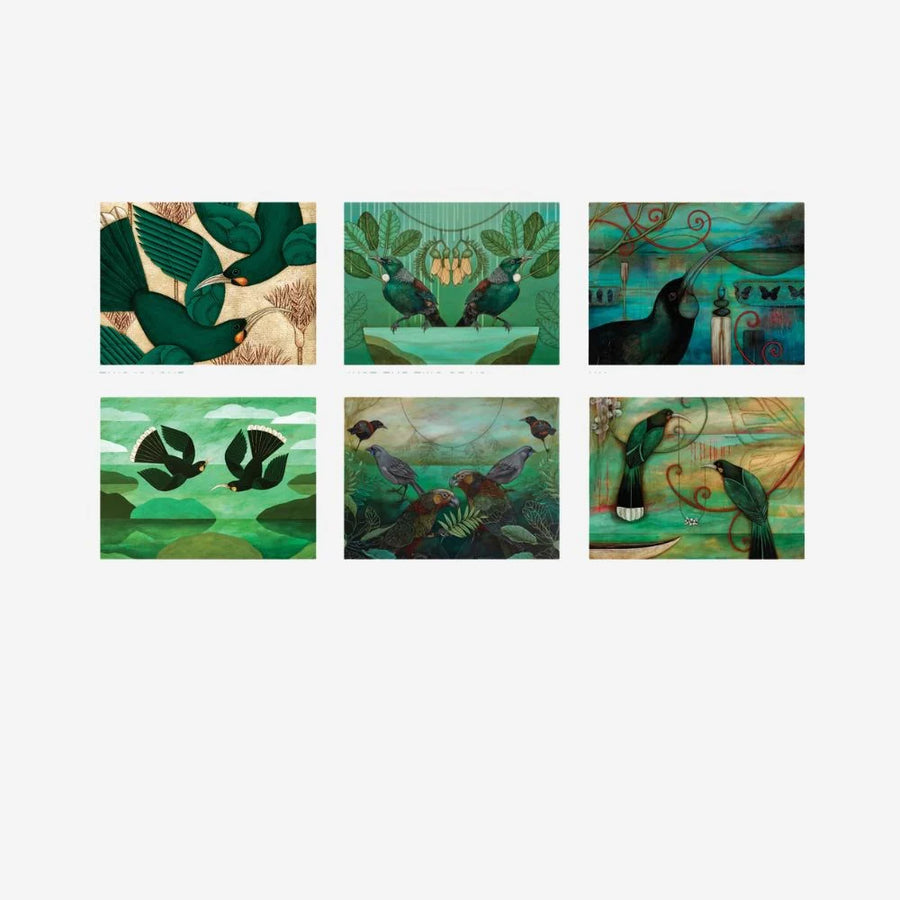 boxed set of six placemats featuring art by Kathryn Furniss