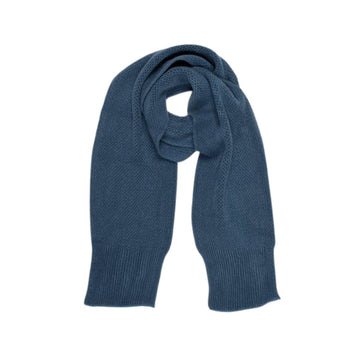 Scarf - Small Textured Knit | Blue ANtler