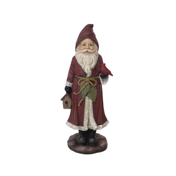 Traditional Santa with Bird