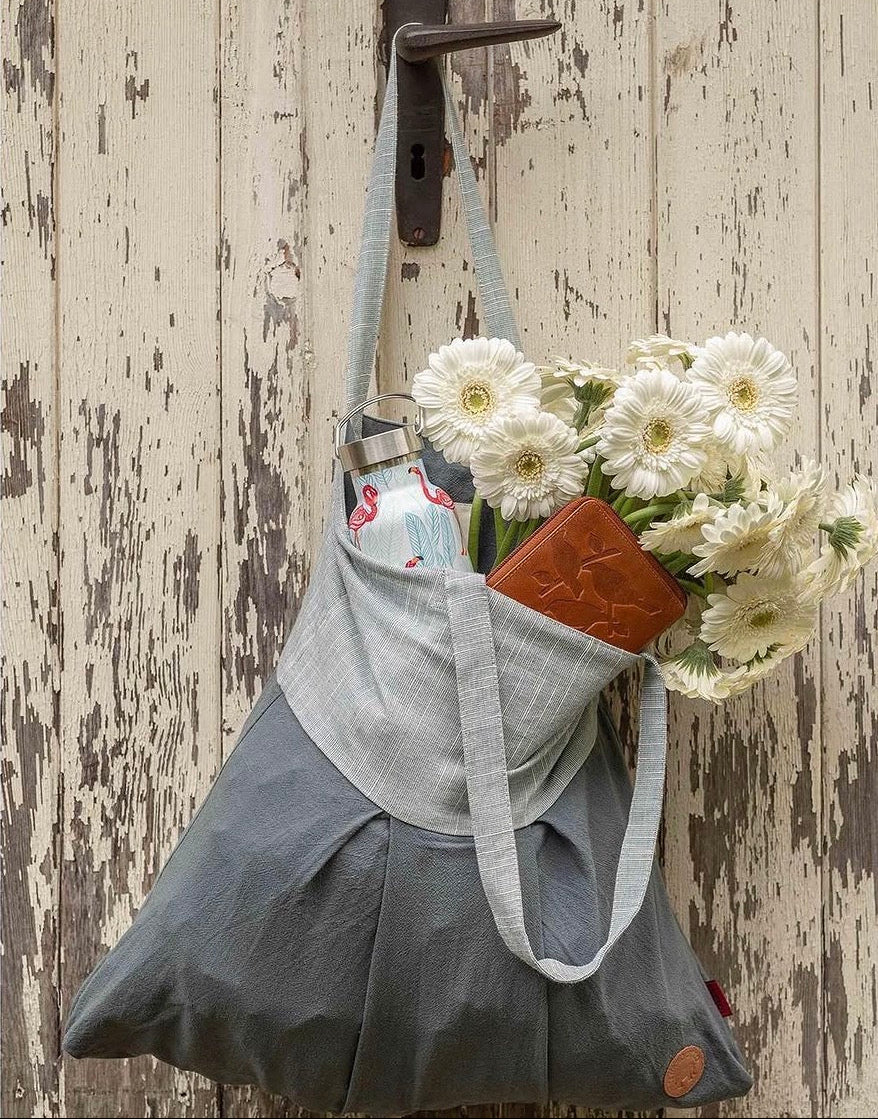 Tranquillo
BAG TOTE CARRIER BEIGE/DK GRY