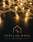 USB Rechargeable Fairy Lights 10m - Clear Cable | Warm White