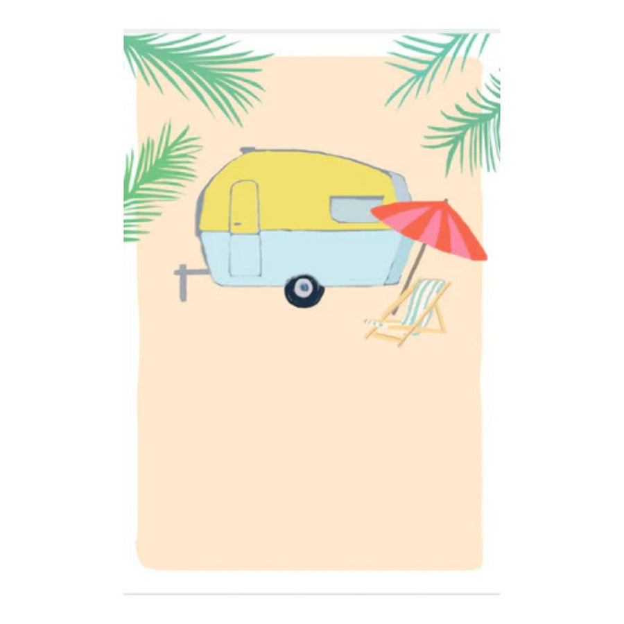 Poppy Card - Caravan