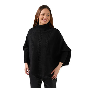 Joey Poncho by Stella  Gemma - Black
