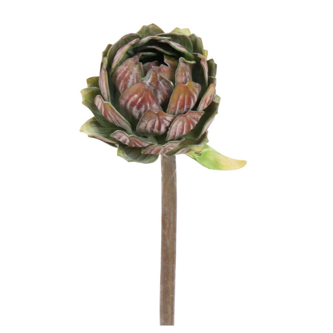 Faux Artichoke Red/Brown
