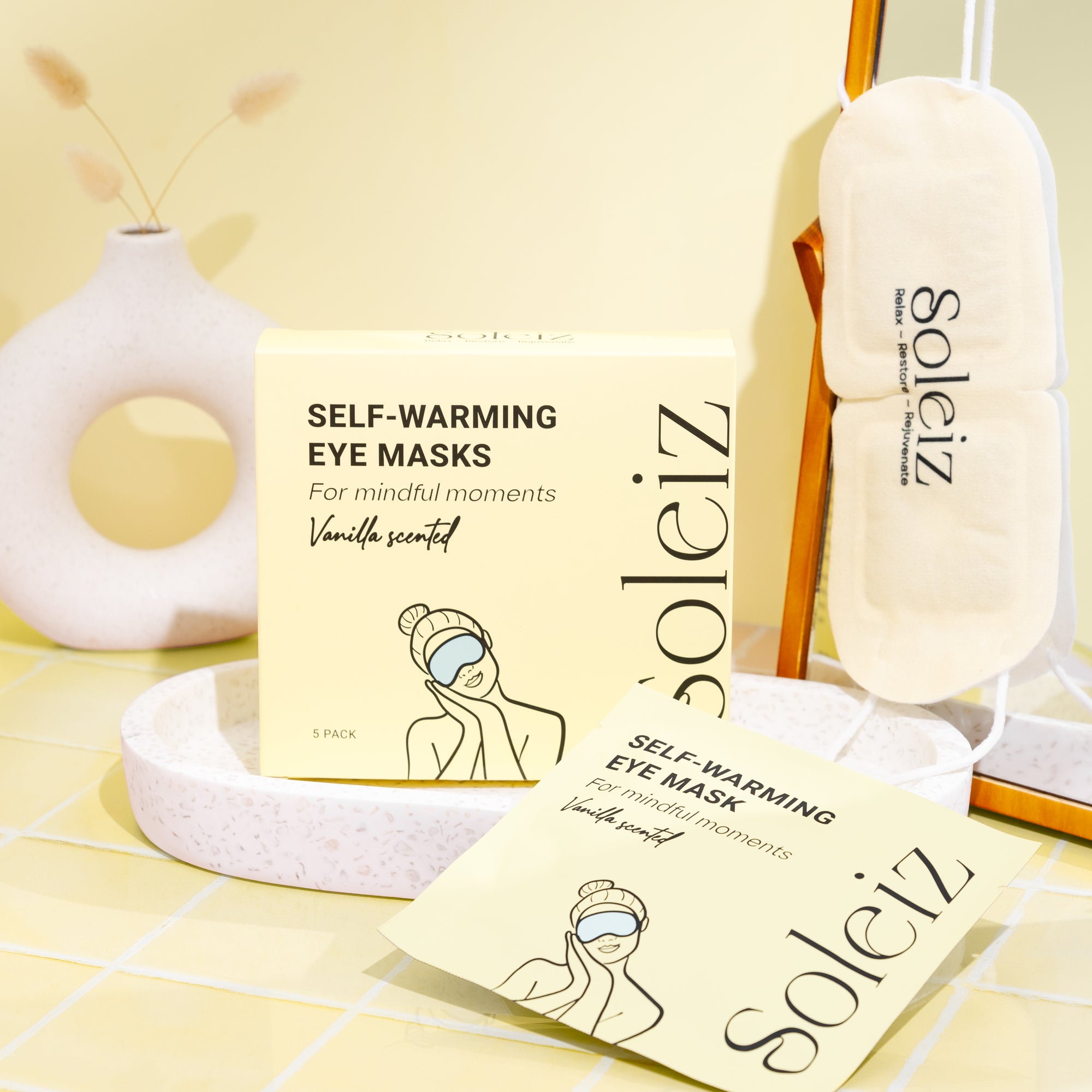 Self Warming Eye Mask - Vanilla (Pack of 5)