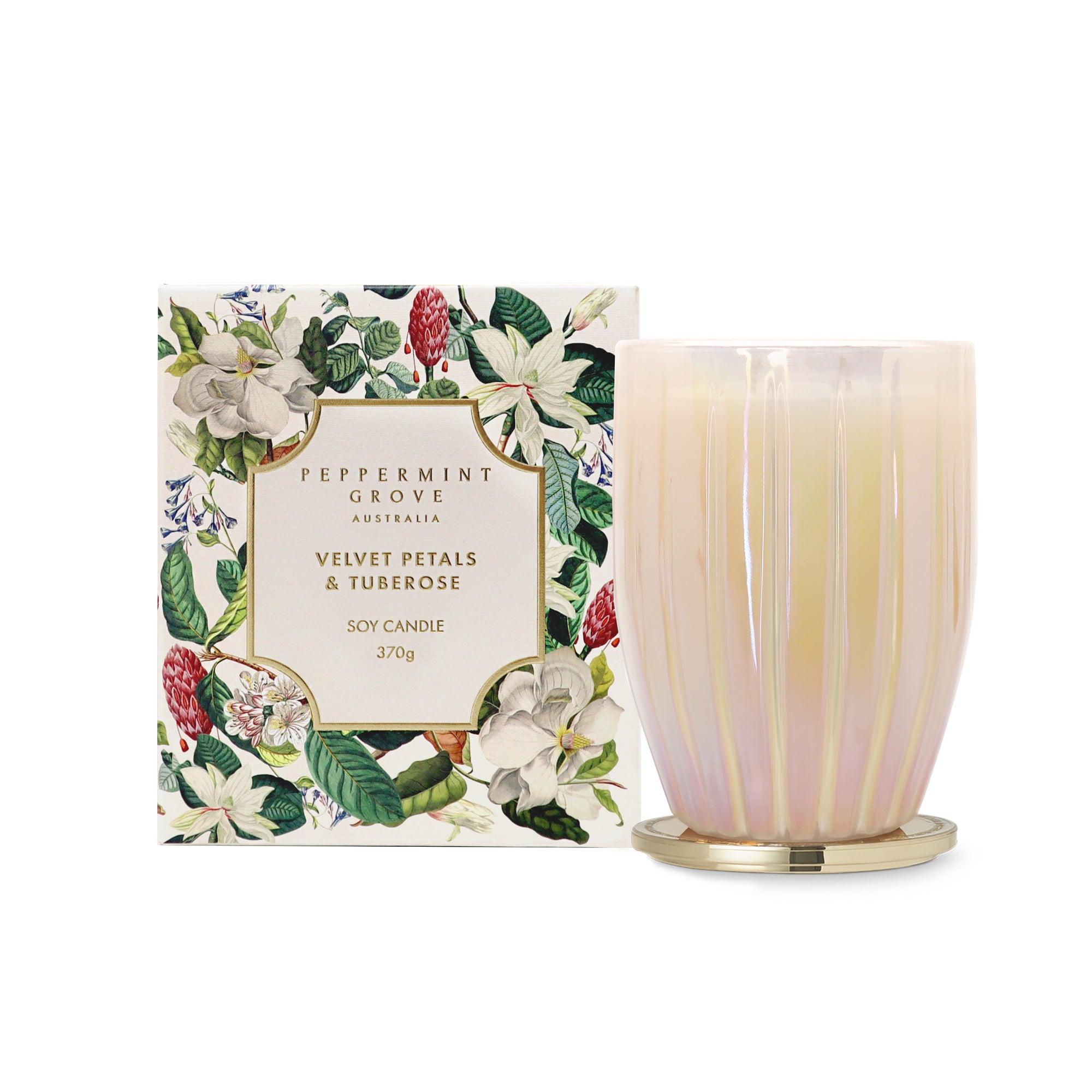 Peppermint Grove candle - Velvet Petals + Tuberose | 350ml