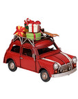 Vintage Xmas Car Red 16cm