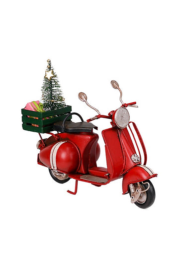 Vintage Xmas Scooter 18cm