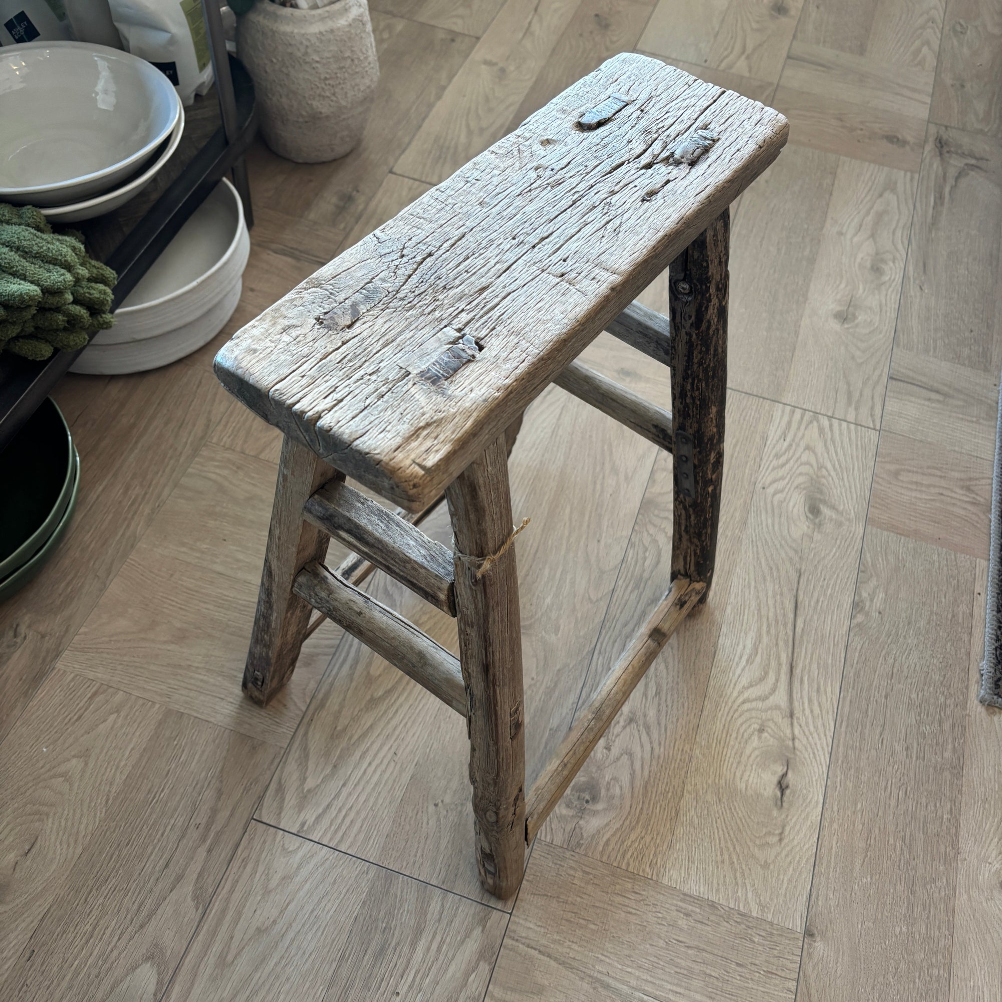 Vintage Antique wooden stools
