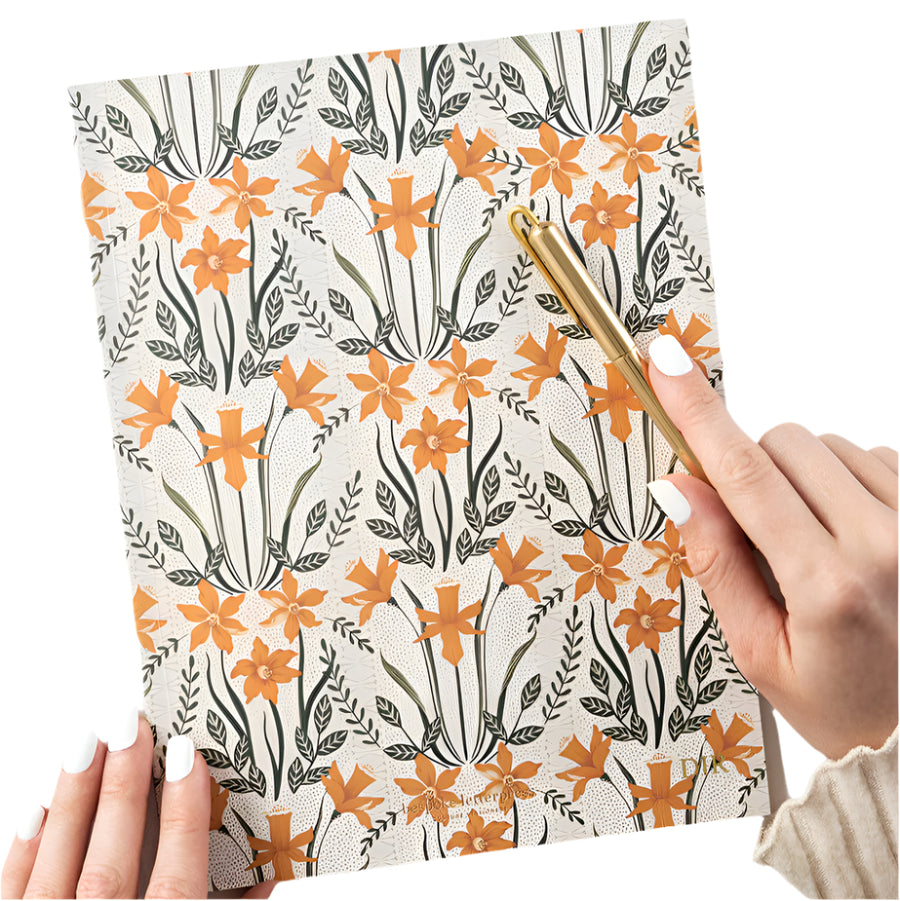 Daffodil workbook by Bespoke Letterpress