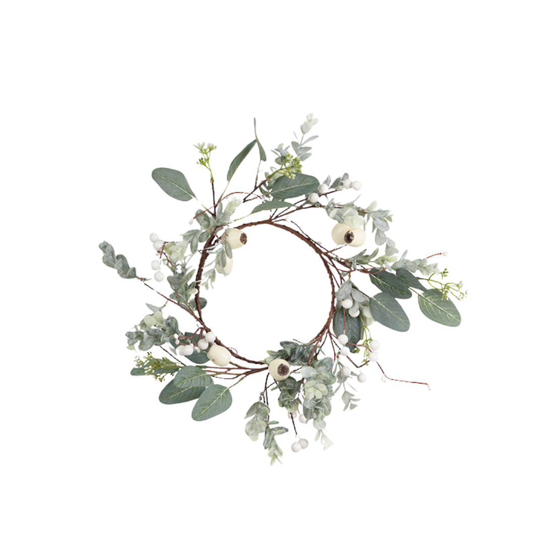 Christmas - Podberry Wreath Cream | Small