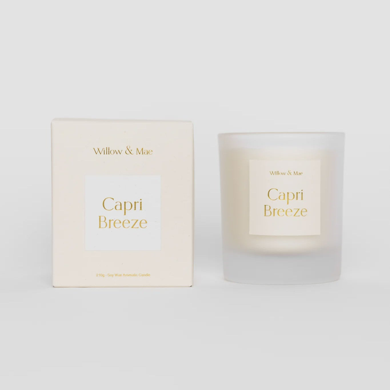 Capri Breeze Ivory Candle by Willow & Mae