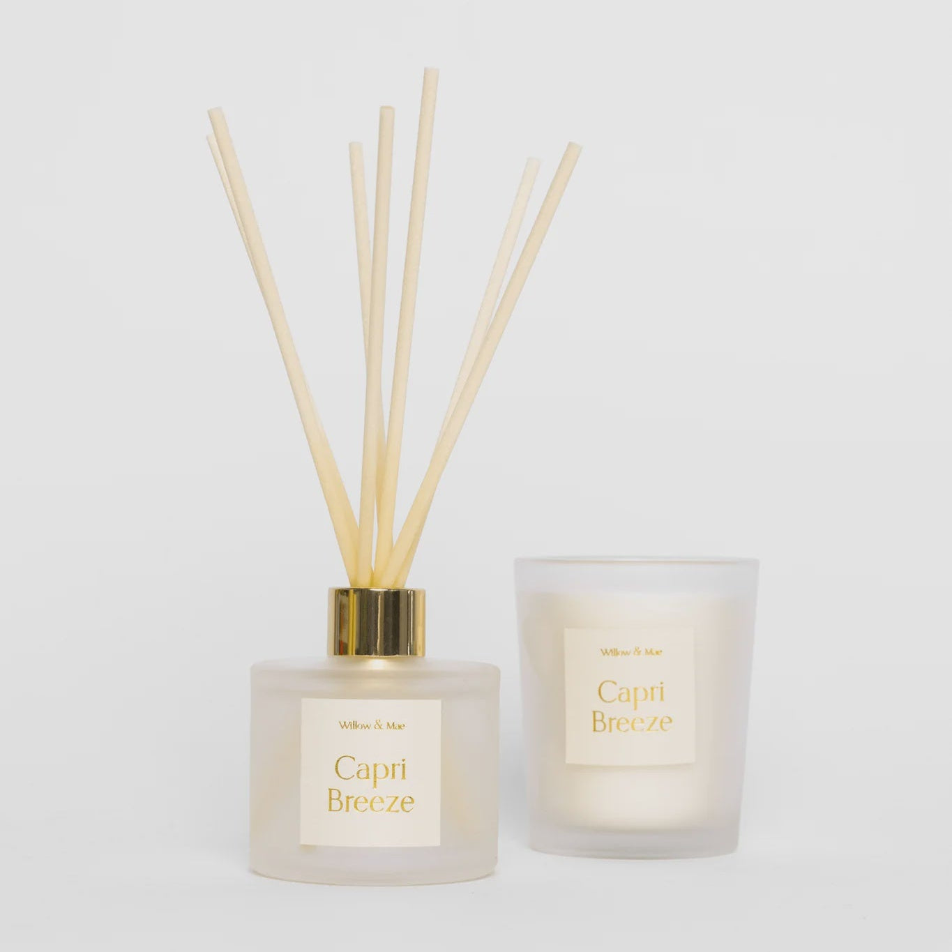 Capri Breeze Ivory Candle Diffuser Set
