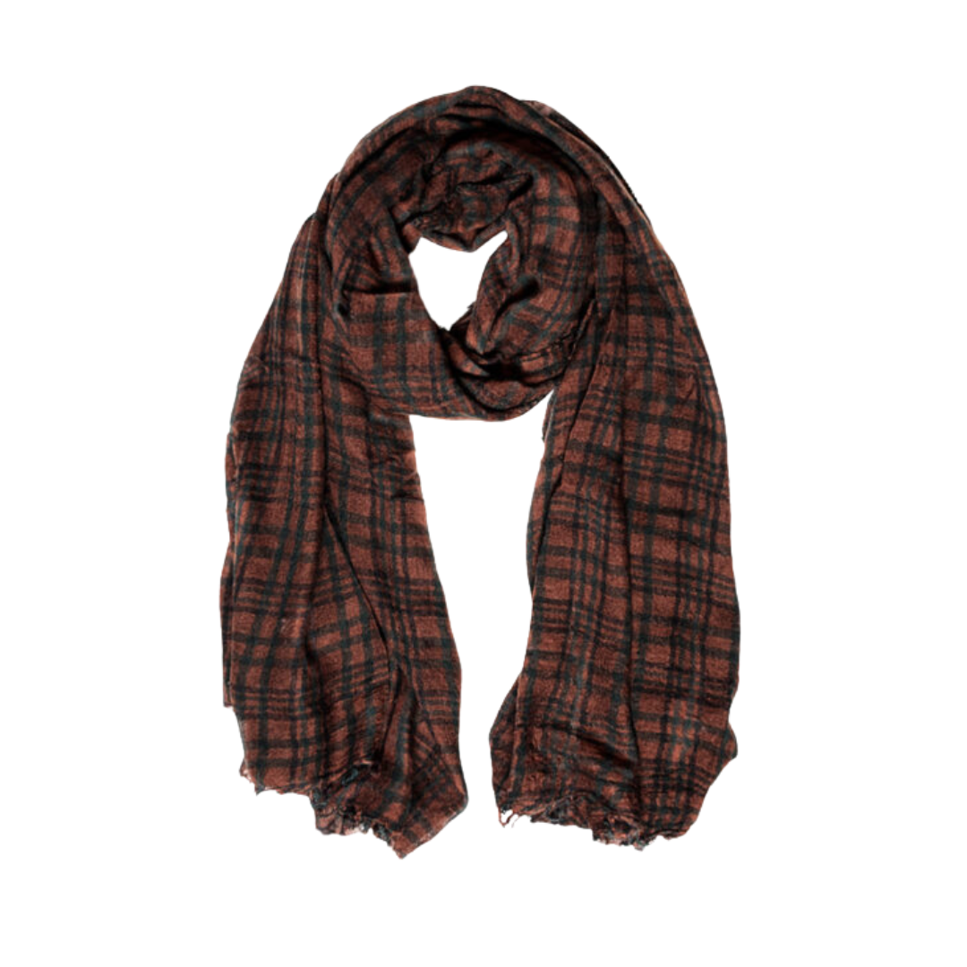 Woodland Check Scarf