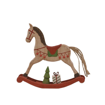 Christmas standing Hocking Horse