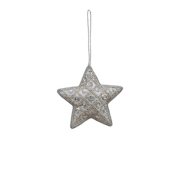 MAJESTIC Hanging Diamond Star - Silver