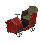 Christmas - Red Classic Car | Large