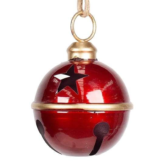 Christmas - Jingle Bell Hanging | Mulberry/Gold