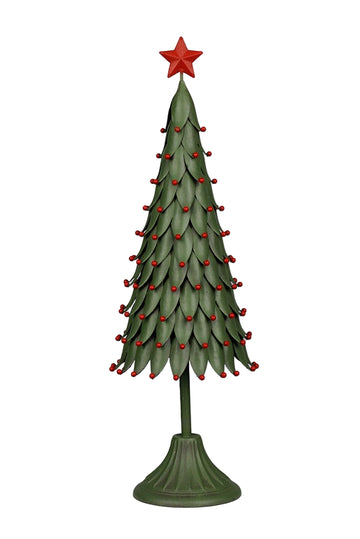 Xmas Tree Green Metal - Large