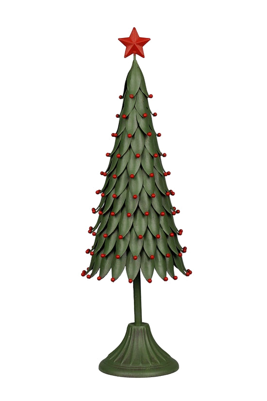 Xmas Tree Green Metal - Large