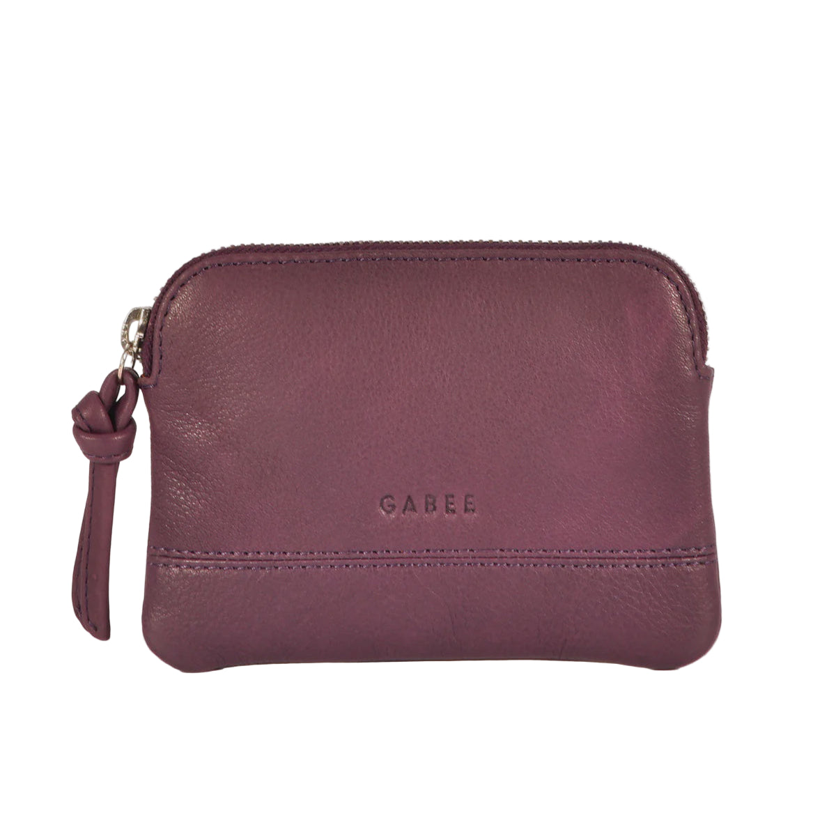 Leather pouch - Mulberry