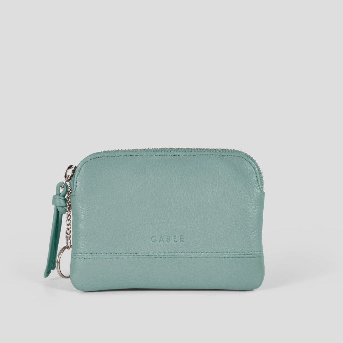 Leather Keychain Pouch - Amara | Ocean
