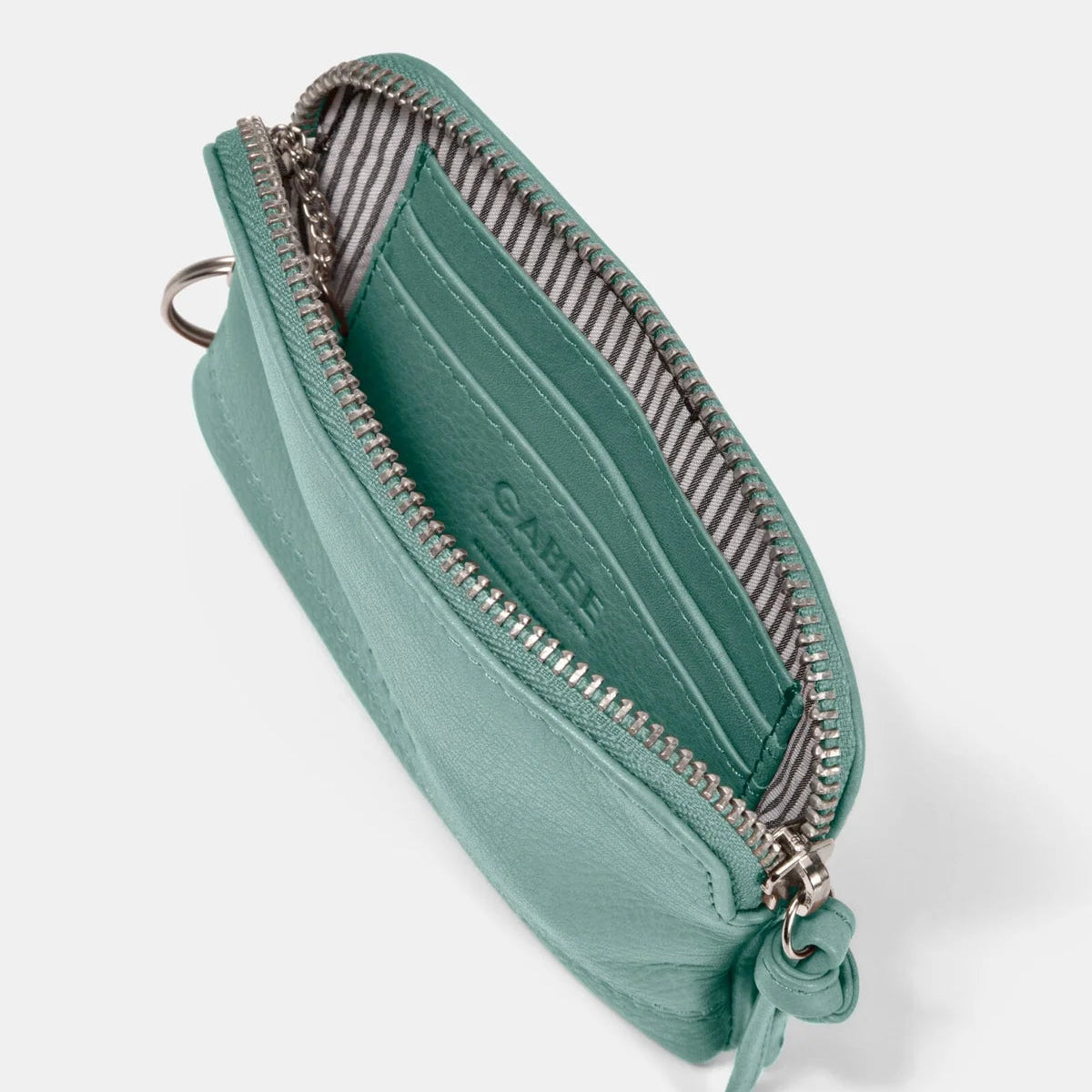 Leather Keychain Pouch - Amara | Ocean