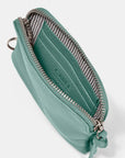 Leather Keychain Pouch - Amara | Ocean