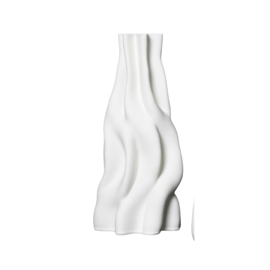 Anouk 3D Ceramic Vase Large White