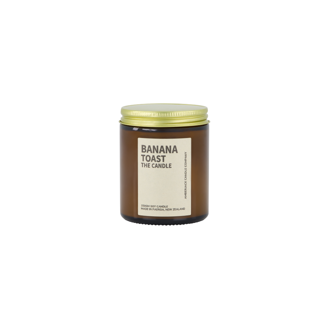 amberjack banana toast small candle