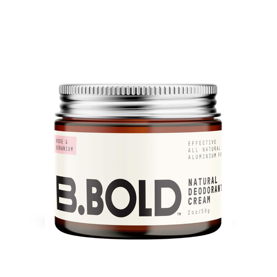 B.BOLD Deodorant - rose and geranium natural 