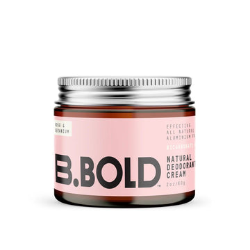 B.Bold Deodorant - Rose + Geranium Bicarb Free