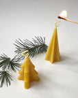 Christmas - Beeswax Tree Candle studio star