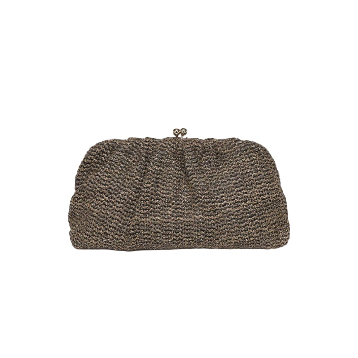 Goldie Clutch - Chocolate Knit by Louenhide