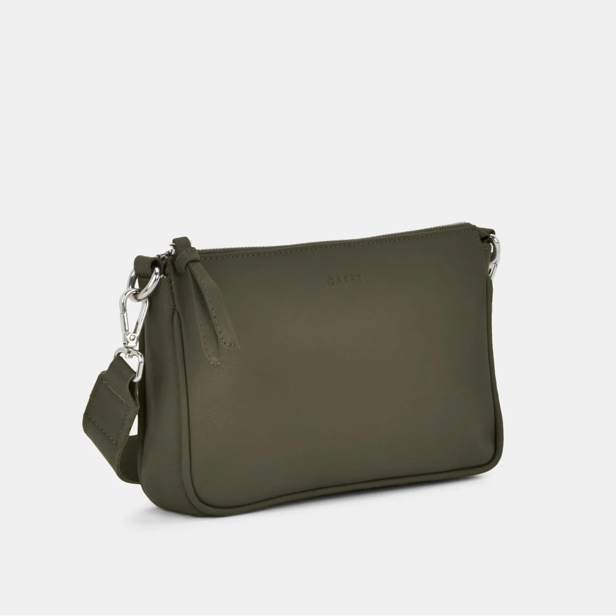 Leather Crossbody Bag - Dannii | Olive