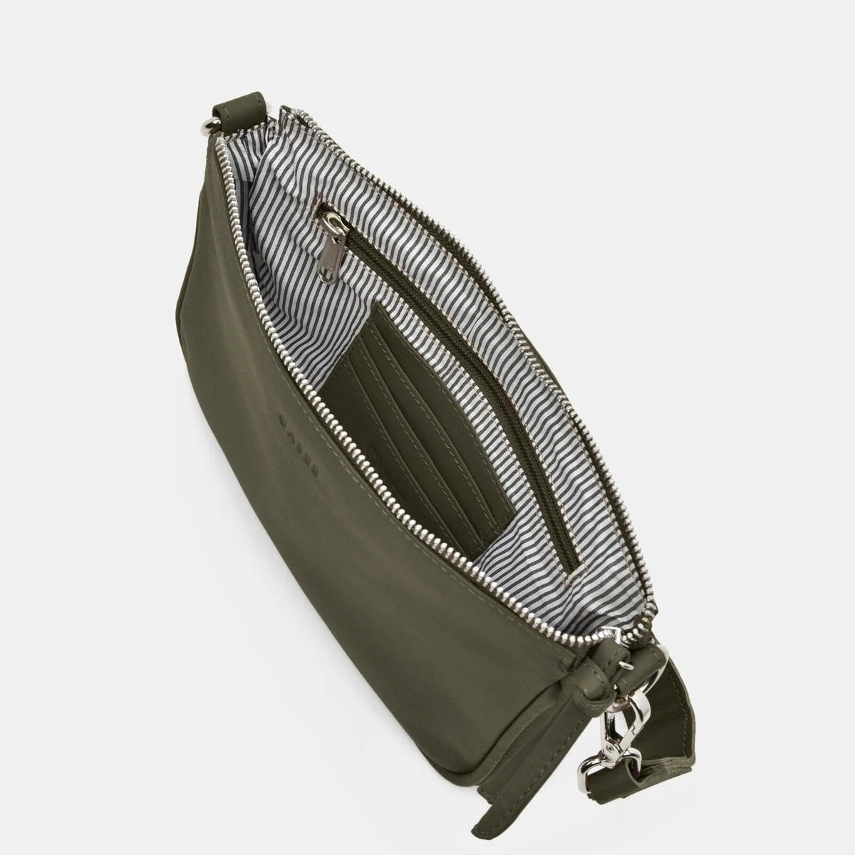 Leather Crossbody Bag - Dannii | Olive