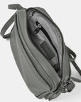 Leather Crossbody Bag - Darcy | Grey
