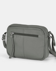 Leather Crossbody Bag - Darcy | Grey