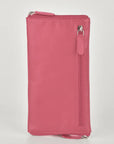 Leather Dual Glasses Holder - Dublin | Fuchsia