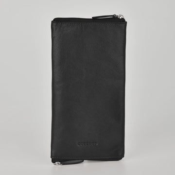 Leather Dual Glasses Holder - Dublin | Black
