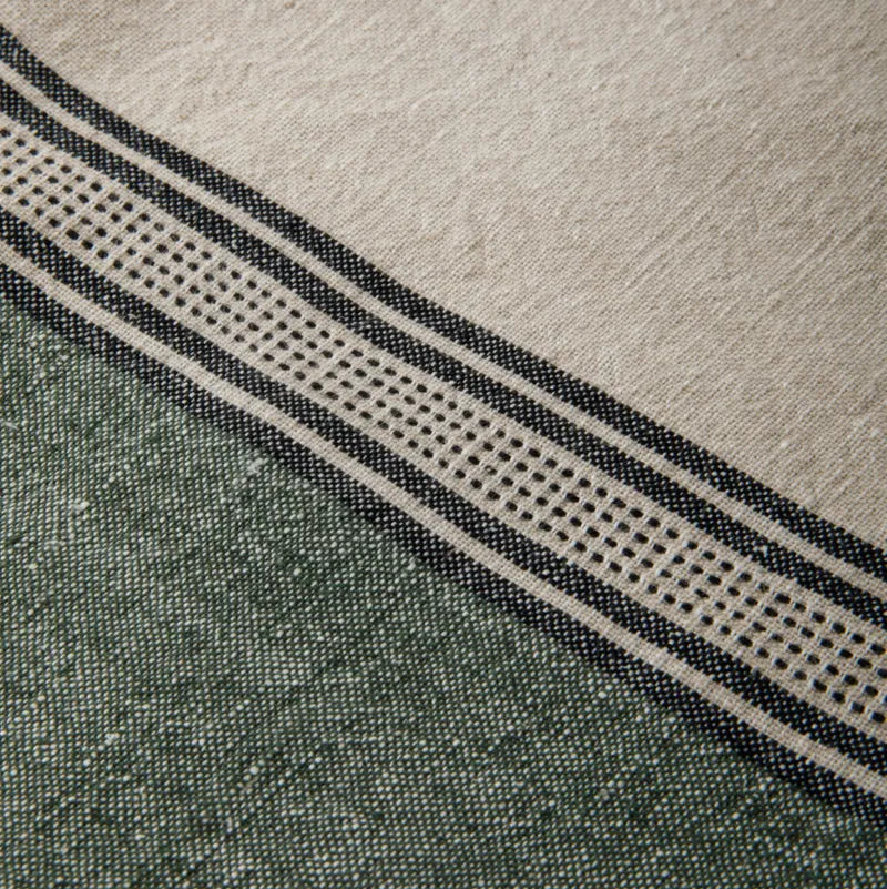 French Country Tea Towel - Atelier Ribbon | Green