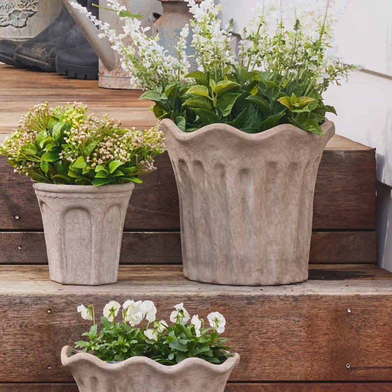 Terra Fluted Planters